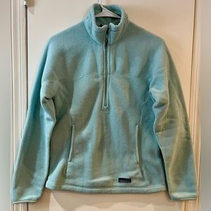 PATAGONIA Synchilla Aqua/Mint 1/4 Zip Pullover Jacket Shirt Top Women’s Size: S